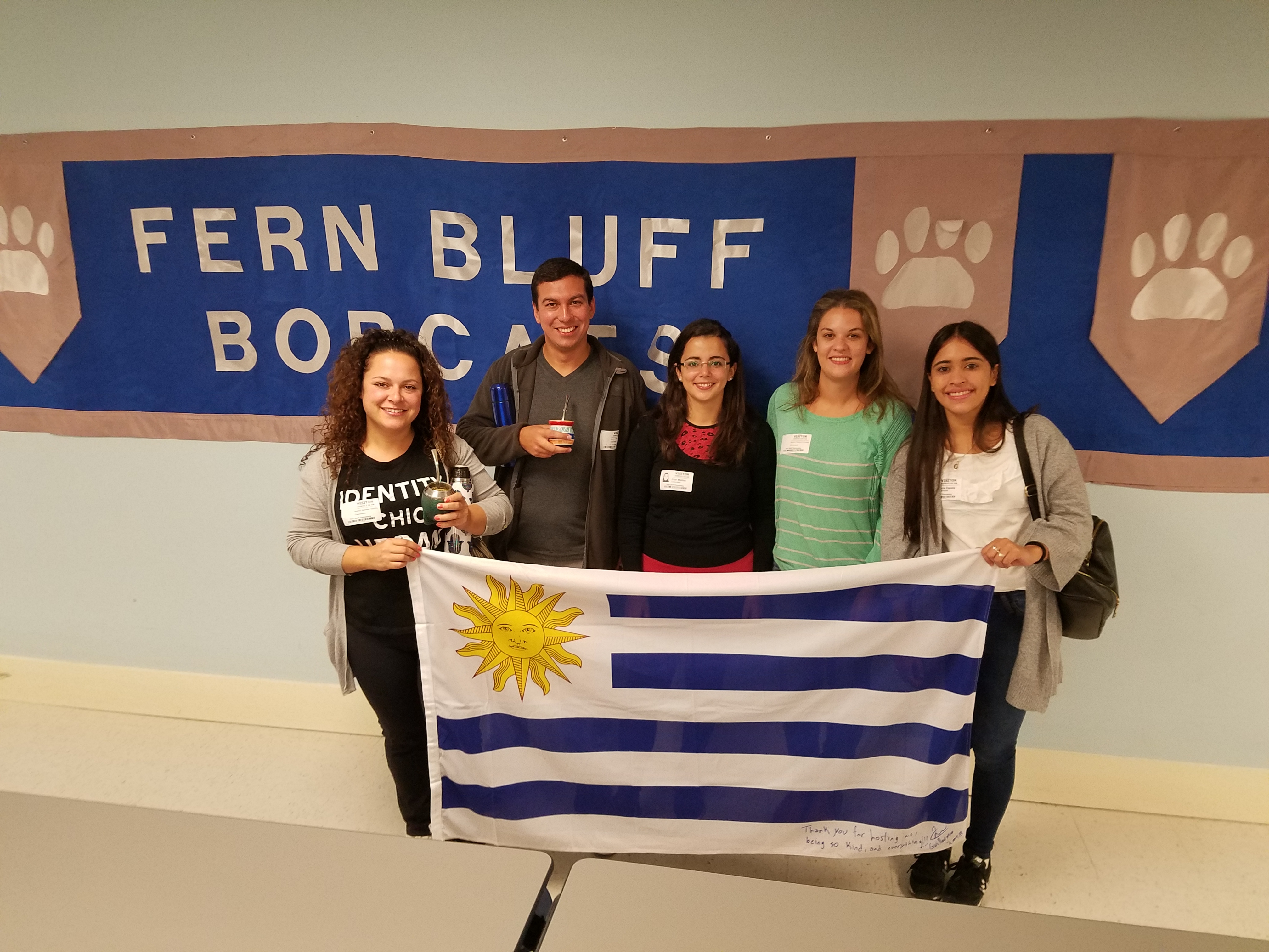 Uruguayan Visitors to Fern Bluff