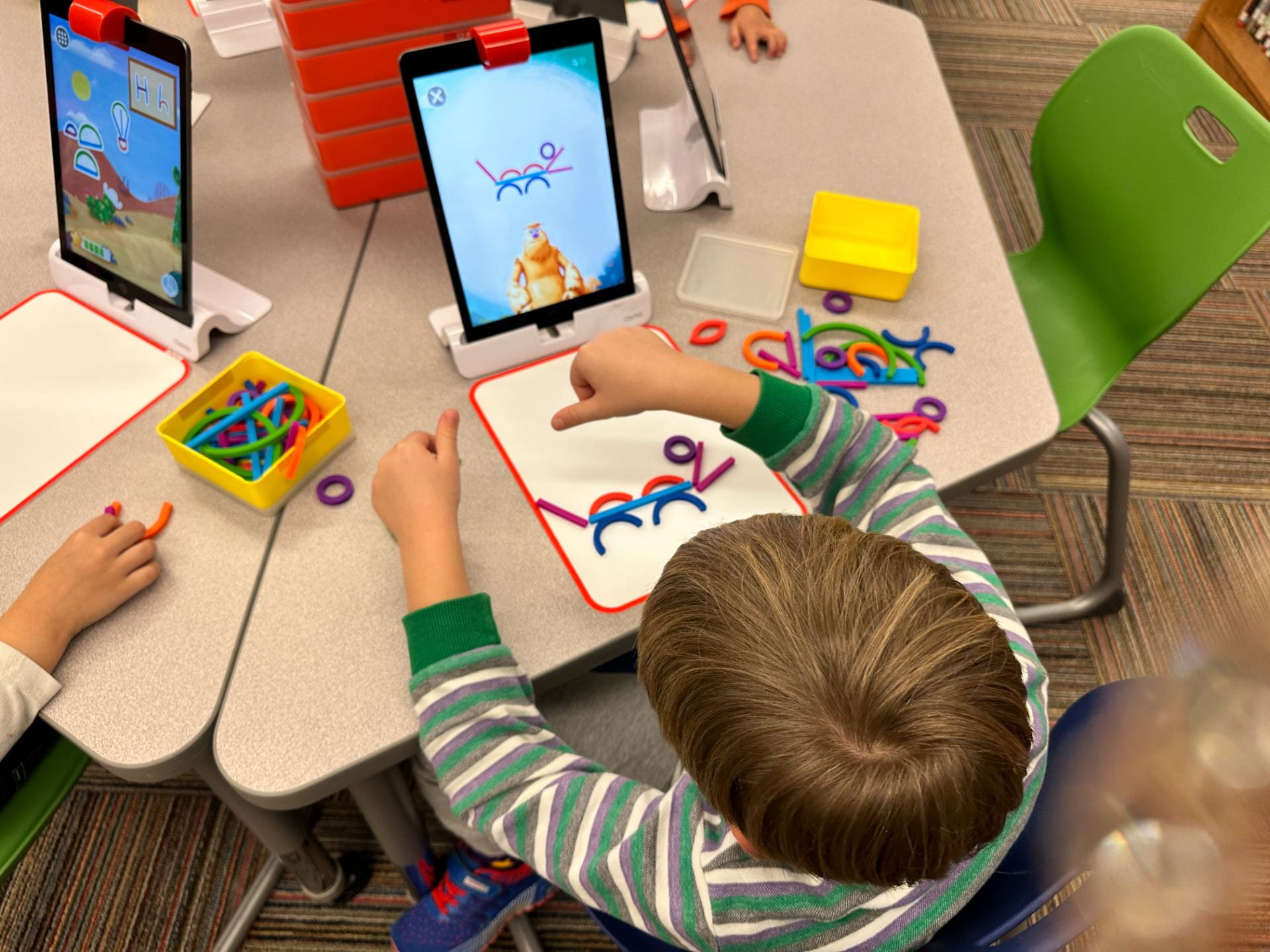 PreK & Osmo in the Library